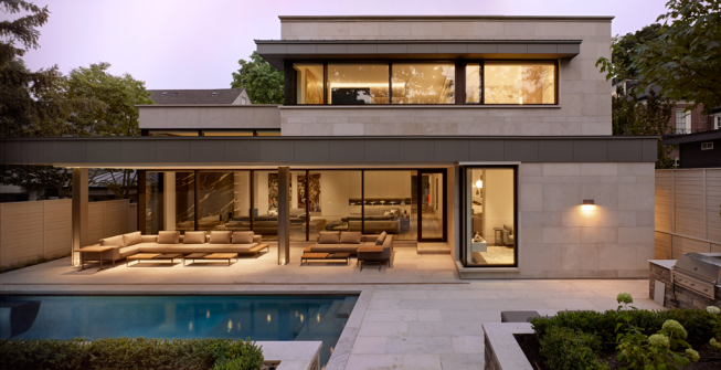 Rear Exterior and Pool