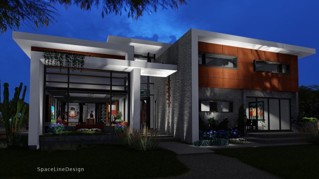 Mid-Century-Modern residence custom design in Phoenix Arizona  