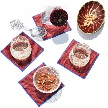 Carmenita Cocktail Napkin set, Atelier Saucier