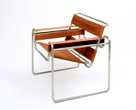 "Club Chair B 3 Wassily" designed by Marcel Breuer in 1925 will be on display at the new Bauhaus Museum in Weimar, Germany.