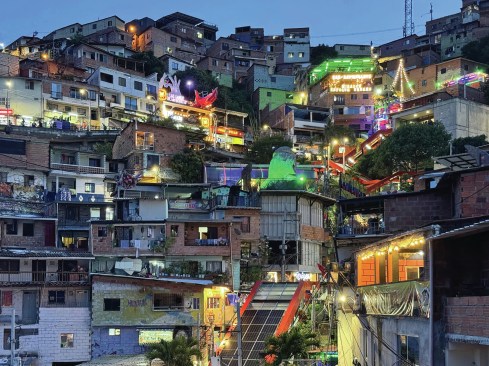 Medellin’s vibrant Comuna 13 district.