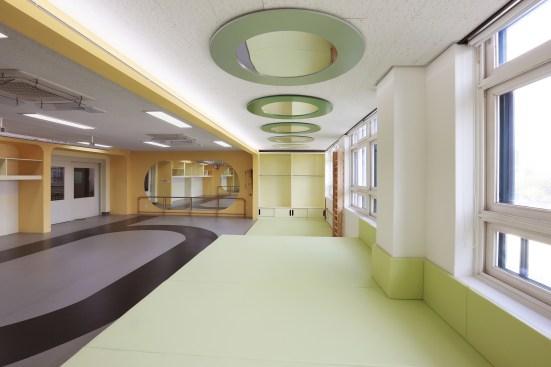Physical Exercise Room: Table Mat Area