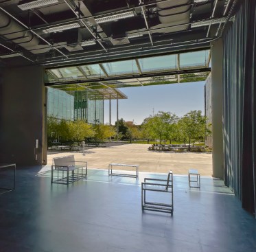 Small Rehearsal Room Interior towards Courtyard