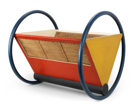 "Cradle" designed by Peter Keller in 1922 will be on display in the new Bauhaus Museum in Weimar, Germany.