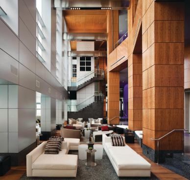 W Hoboken Hotel & Residential Condominiums, Lobby