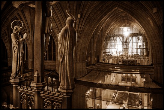 Interior of the National Cathedral.