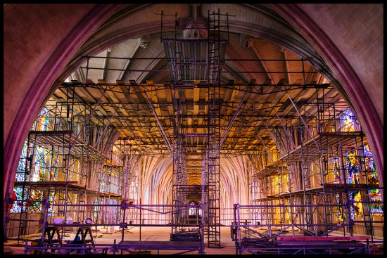 Interior of the National Cathedral.
