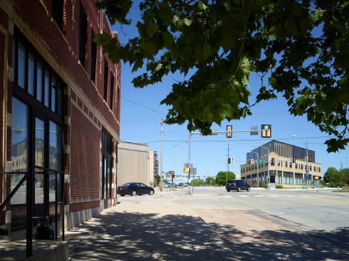 As one leaves downtown the PLICO building acts as a lantern to the city energy.  