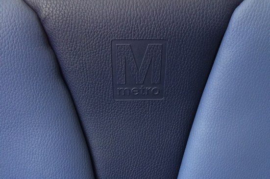 Detail of the seats.