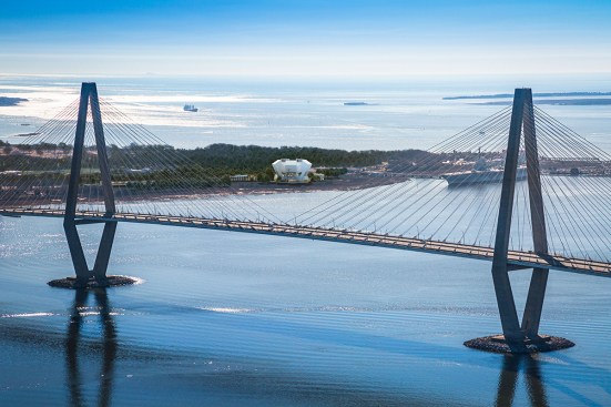 Museum and the Ravenel Bridge.