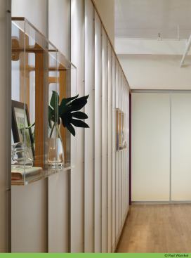 Various lighting options—uplighting, downlighting, recessed—are used throughout the Light Box loft to set moods and expand the space for large gatherings, or bring it close for smaller ones.