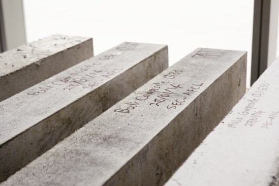 Bamboo-reinforced concrete from the Future Cities Laboratory in Singapore.