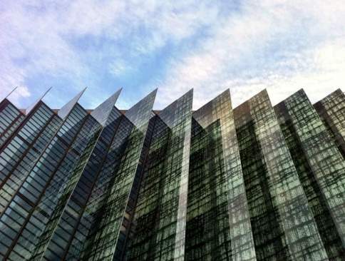Glass fins to library