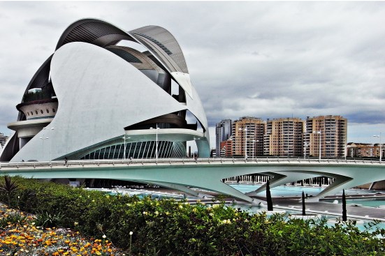 City of Arts and Sciences, by Santiago Calatrava, Valencia, Spain.