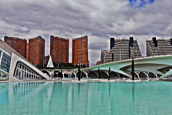 City of Arts and Sciences, by Santiago Calatrava, Valencia, Spain.