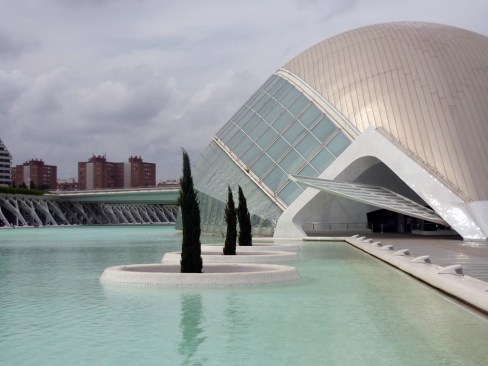 City of Arts and Sciences, by Santiago Calatrava, Valencia, Spain.