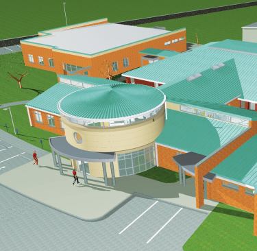 In pursuit of a LEED Gold rating is the Union Rural Electric (URE) cooperative in Marysville, Ohio, whose headquarters renovation is designed by CDS Associates in Cincinnati. “Cooperatives have an obligation to educate our members. We need to do more than just what’s right. We need to help our members learn how to do the same,” says Eileen Tuttle of URE.