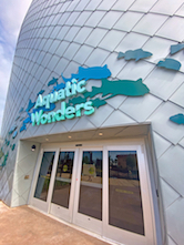 With a potential lifespan of 100 years or more, the resilient, natural zinc metal supports both the Aquarium's economical and environmental goals.