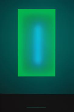 Tall Glass, created jointly by light artist James Turrell and Zumtobel.   The advanced LED technology integrated allows hitherto unknown creative freedom in terms of color programming.   Oct. 24, 2009 - Apr. 5, 2010   The Wolfsburg Art Museum, Wolfsburg, Germany