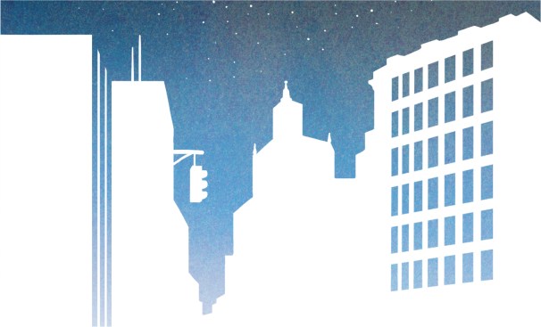 New York City negative space