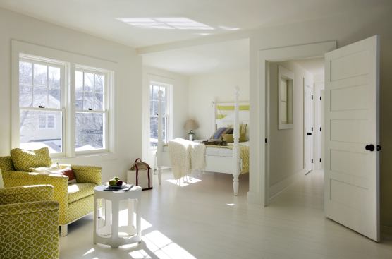 Heating is provided by Weil-McLain’s hot-water radiant heat on the first floor and Myson hot-water radiators on the second floor. Thanks to ceiling fans and optimal cross-ventilation, the house does not require air conditioning, although it is designed to accept ductless mini-splits later, if desired.