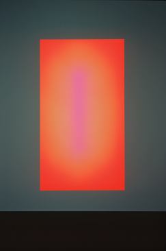 Tall Glass, created jointly by light artist James Turrell and Zumtobel.   The advanced LED technology integrated allows hitherto unknown creative freedom in terms of color programming.   Oct. 24, 2009 - Apr. 5, 2010   The Wolfsburg Art Museum, Wolfsburg, Germany