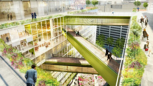 Rendering of penthouse (July 2015).