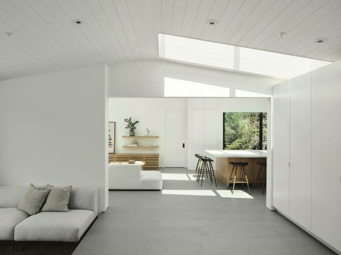ADU-pocket door to family bath