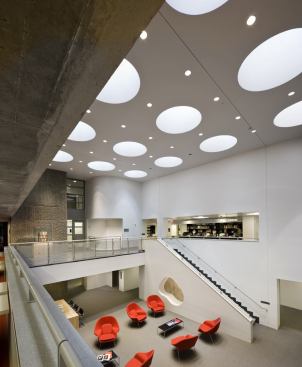 Yale University Paul Rudolph Hall, Jeffrey H. Loria Center for the History of Art, and the Robert B. Haas Family Arts Library, New Haven, Conn., Gwathmey Siegel & Associates Architects, 2008 (Great Hall)