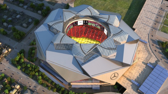 Aerial rendering of stadium (Aug. 2015).