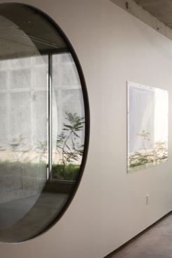 A porthole window.