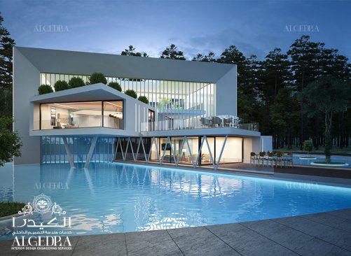 Luxury villa swimming pool design