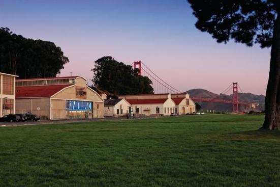House of Air is located in a former airfield in San Francisco, part of a burgeoning sports district that includes a bike shop, a rock-climbing gym, and a swimming pool.
