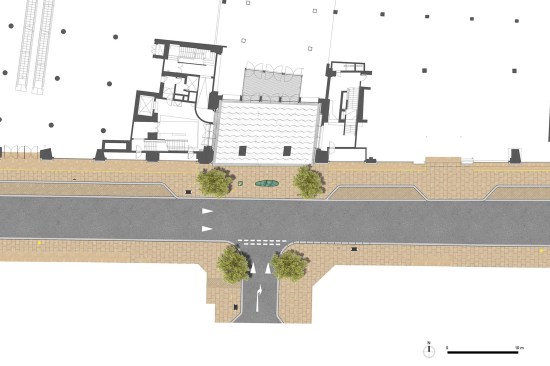 The project is a redevelopment of the overall streetscape experience.