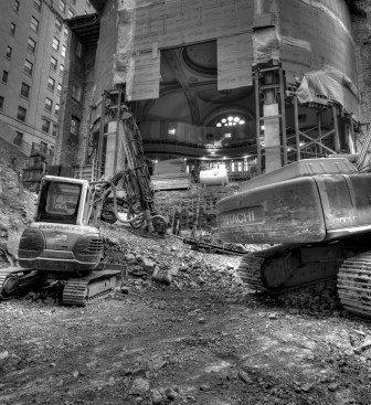 Demolition, preservation, and construction.