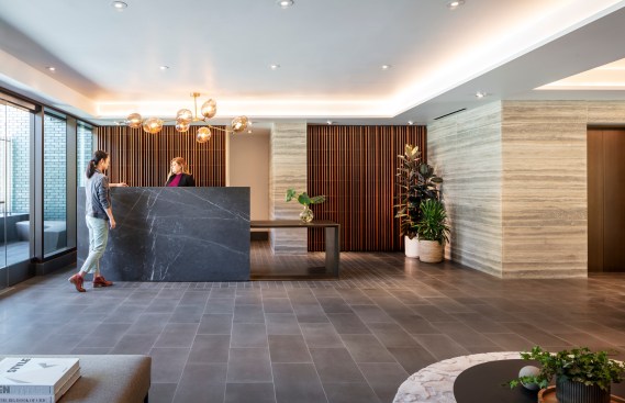 The lobby