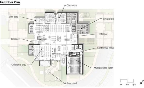 First-floor plan.