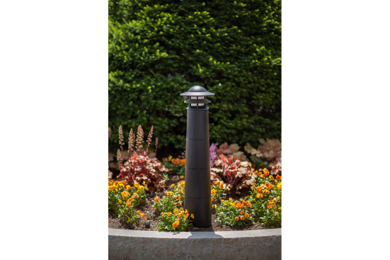Lighthouse Bollard with Black Texture powdercoat at DoubleTree Suites by Hilton Hotel Boston, Boston, Massachusetts