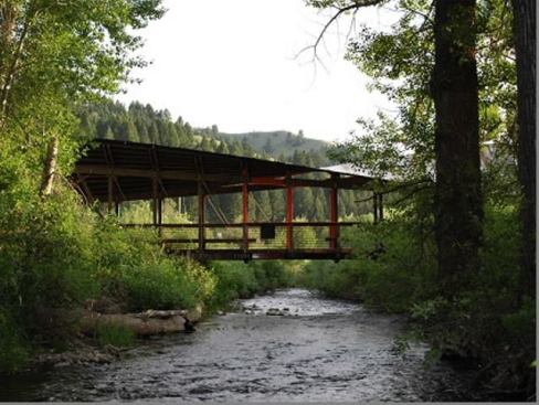 Kundy Bridge - Bozeman, Montana With the help of the Gallatin Valley Land Trust, the Mountain Sky Guest Ranch, the Montana Outdoor Science School, Fish, Wildlife and Parks, and many others, this bridge and outdoor classroom provides a key link for pedestrian access to a new trail system, and acts as a focal point for education and recreation.Architect: Intrinsik Architecture