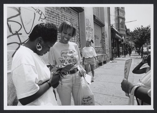 Maternity Care Coalition staff serving their clients in Philadelphia, 1980s.