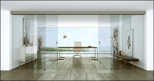 EXTENDO 4-door system. All doors move synchronously, activated by the lead door.