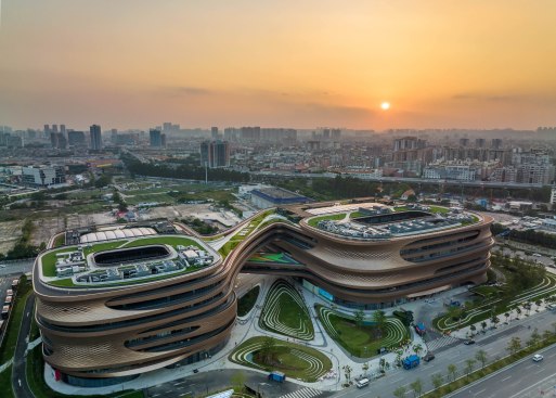 Infinitus Plaza in Guangzhou, China, designed by Zaha Hadid Architects