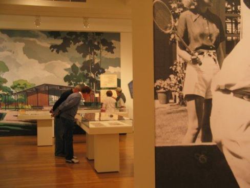 view of exhibition galleries