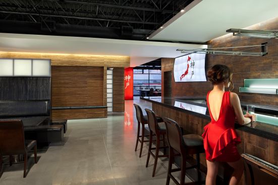 A completed installation at a Kobe Steak House in Omaha, Neb.