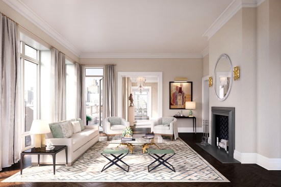Penthouse living room