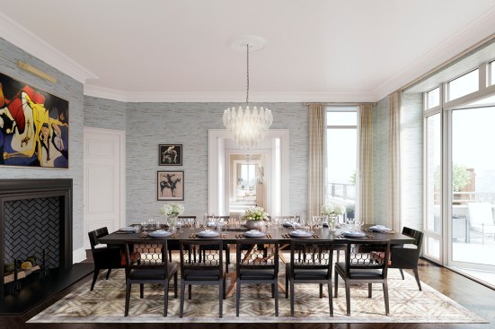 Penthouse dining room