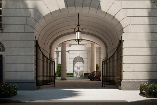 Motor court entrance
