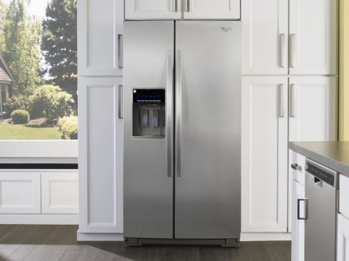 Whirlpool 6th Sense Live Thanks to new 6th Sense Live technology, homeowners can track how much energy this 26-cubic-foot side-by-side refrigerator is using in real time. Other smart features of the Energy Star model include a Vacation Assistant and Temperature Set Assistant. Whirlpool. www.whirlpool.com.