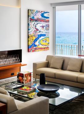 Palm Beach Apartment, a recently completed residential interior in Palm Beach, Fla.