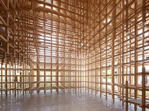 Kengo Kuma, GC Prostho Museum Research Center, 2010.